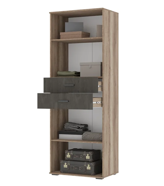 Шкаф Соло-5 (Нельсон ШК-05) дуб каньон/железный камень