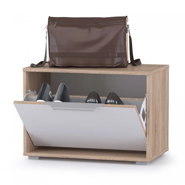 Тумба Куба 13.58 дуб сонома/белый премиум Тумба Куба 13.58 дуб сонома/белый премиум