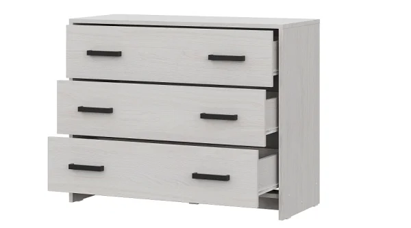 Комод 3 ящика МСП-1 ясень анкор светлый Комод 3 ящика МСП-1 ясень анкор светлый