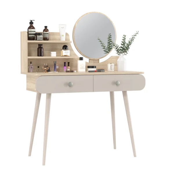 Трюмо 4-25914 дуб сонома/кашемир серый Трюмо 4-25914 дуб сонома/кашемир серый