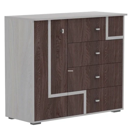 Комод Омега-16 ясень анкор темный/ясень анкор светлый Комод Омега-16 ясень анкор темный/ясень анкор светлый