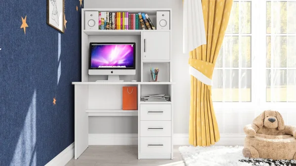 Компьютерный стол СК-9 белый