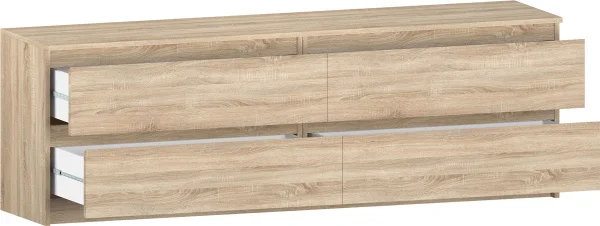 Комод Б 1.023 дуб сонома (серия без ручек)