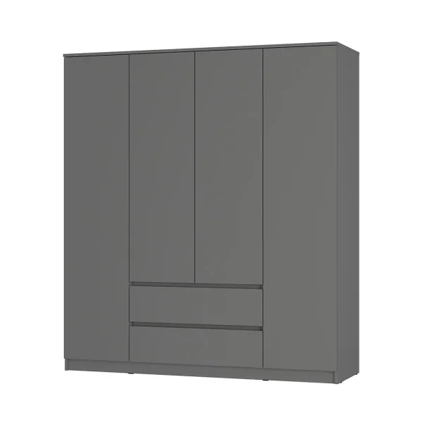 Шкаф 4-х створчатый Симпл ШК-13 графит