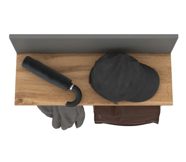 Вешалка Октава 15.14.01 серый графит