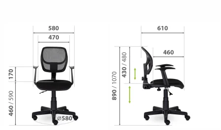 Кресло Вальтер Т-01 черный