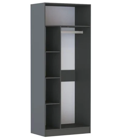 Шкаф универсальный Руэлла графит серый