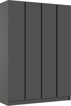 Шкаф 4-х створчатый Келвин 1600 графит