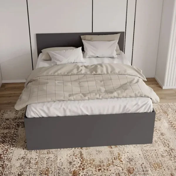 Кровать двуспальная Мори с ящиками КРМЯ 1600.1 графит Кровать двуспальная Мори с ящиками КРМЯ 1600.1 графит