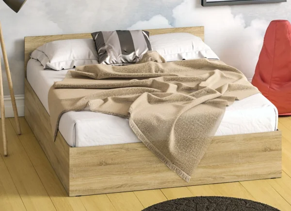 Кровать Стандарт дуб сонома Кровать Стандарт дуб сонома