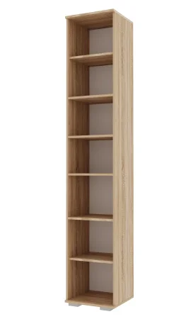 Пенал комбинированный Италия П-400 дуб сонома/белый глянец