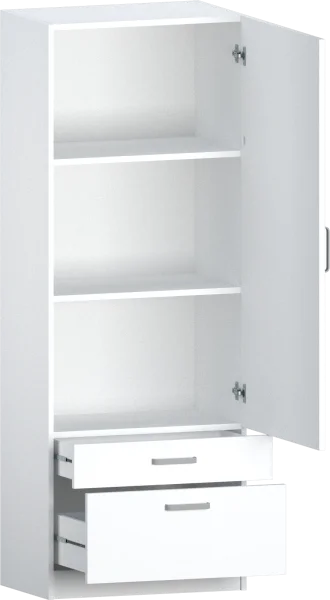 Шкаф 14.09 белый (серия сонома)