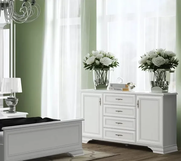 Комод Кентаки KOM2D4S белый Комод Кентаки KOM2D4S белый