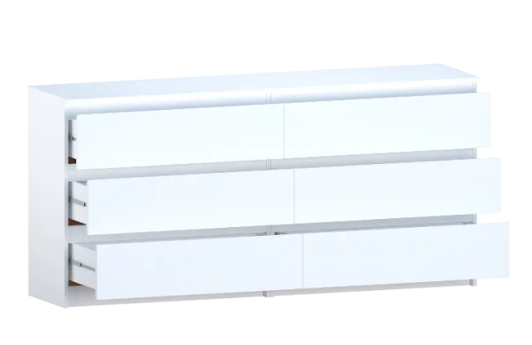 Комод Б 2.83 белый (серия без ручек) Комод Б 2.83 белый (серия без ручек)