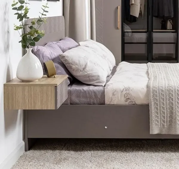 Кровать с подъемным механизмом Амьен 11.44 плейн/веллюто капучино Кровать с подъемным механизмом Амьен 11.44 плейн/веллюто капучино