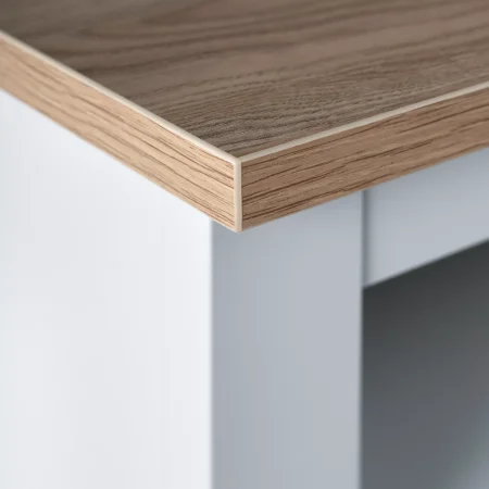 Тумба прикроватная Сага белый/ясень