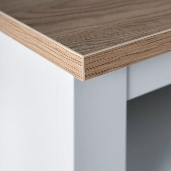 Тумба прикроватная Сага белый/ясень