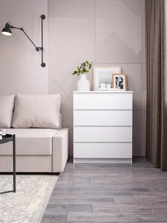 Комод Мори МК 800.4 белый