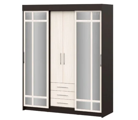 Шкаф-купе Фортуна венге/дуб белфорт