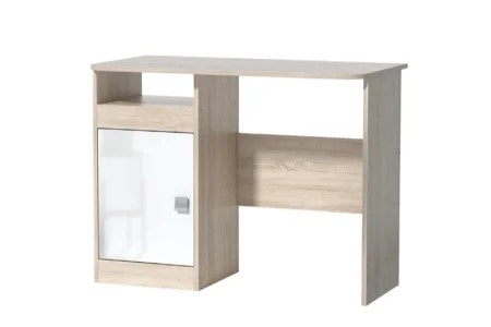 Стол письменный Галактика дуб сонома/белый глянец