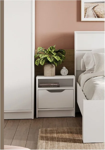 Тумба прикроватная Руна ТБ 01 белый Тумба прикроватная Руна ТБ 01 белый