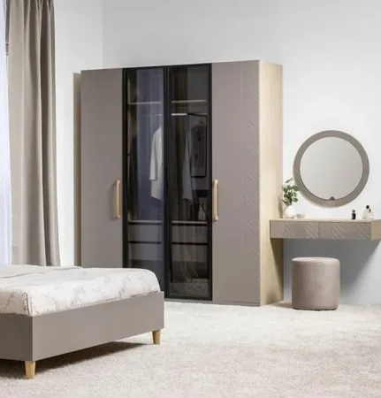 Зеркало круглое Амьен 17.10 веллюто капучино