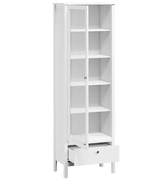 Шкаф-витрина Ева (Хельга) REG1W1S/65 белый Шкаф-витрина Ева (Хельга) REG1W1S/65 белый