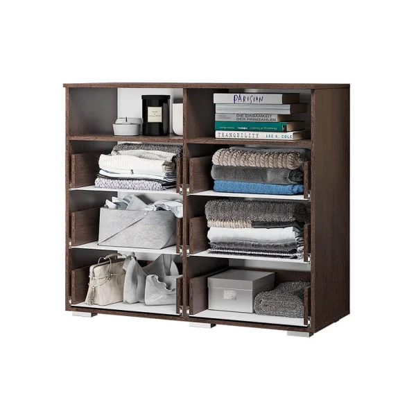 Комод Азаро венге/белый глянец Комод Азаро венге/белый глянец