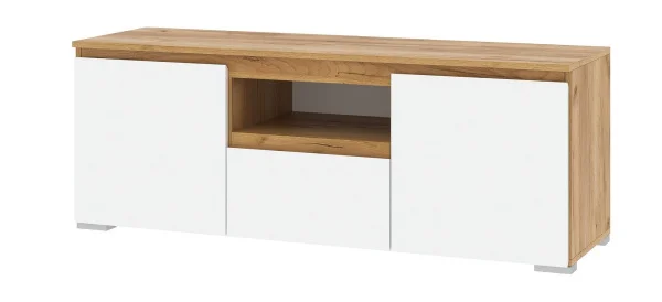 Гостиная Гретта дуб крафт золотой/белый (вариант №2)