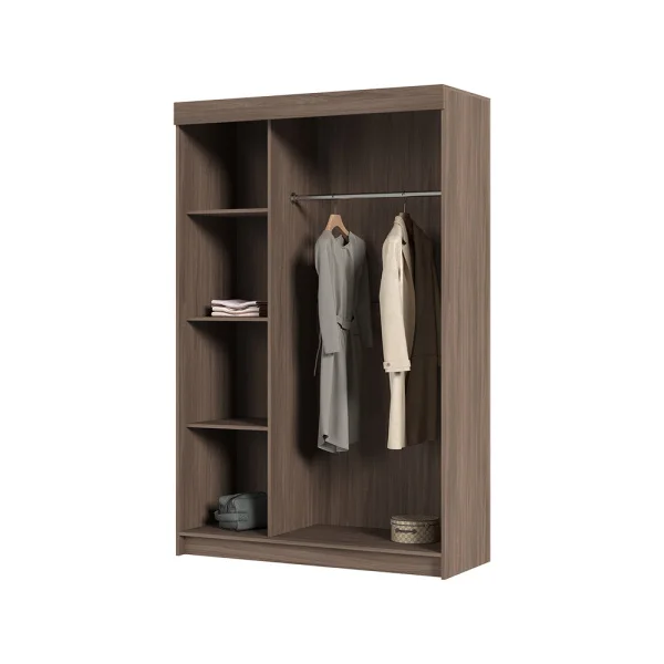 Шкаф-купе Андрей-4М ясень шимо темный/ясень шимо светлый