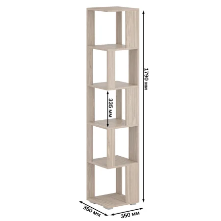 Стеллаж СВК ясень шимо светлый