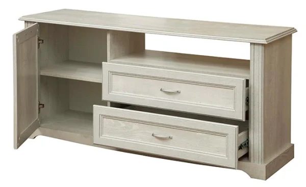 Тумба ТВ Сохо 32.16 бетон пайн белый