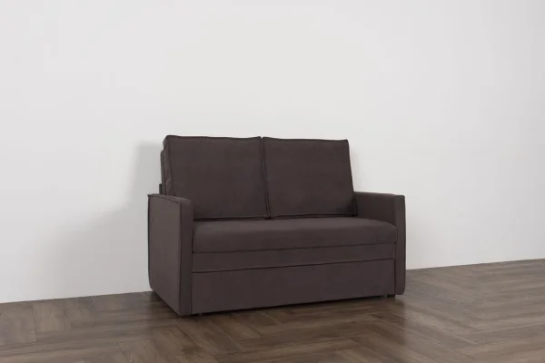 Диван Куба 1200 коричнево-серый (велюр Confetti №22)