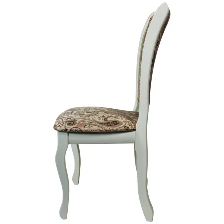 Стул Гольф-7 слоновая кость, ткань лалик персик