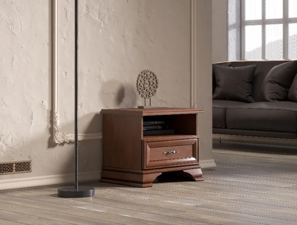 Тумба прикроватная Кентаки KOM1S каштан Тумба прикроватная Кентаки KOM1S каштан