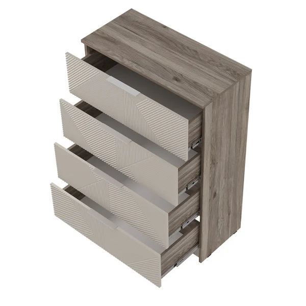 Комод Эмилия КМ-02 дуб смоки/айриш