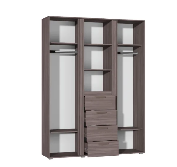 Модульная спальня Ника шимо темный/кашемир Модульная спальня Ника шимо темный/кашемир