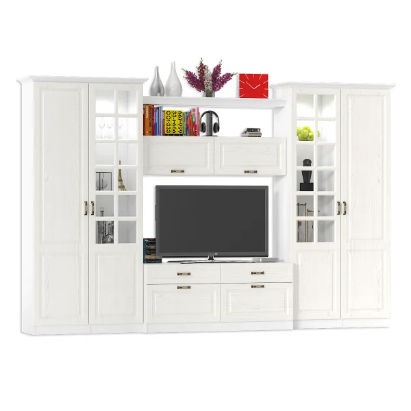 Набор мебели 3 Ливерпуль ясень ваниль/белый