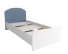 Кровать Лавис КРД 900.1 белый/лазурь софт