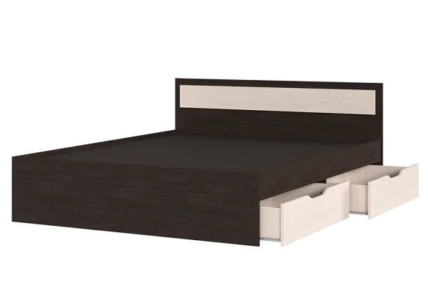Кровать Гармония с ящиками венге/белфорт