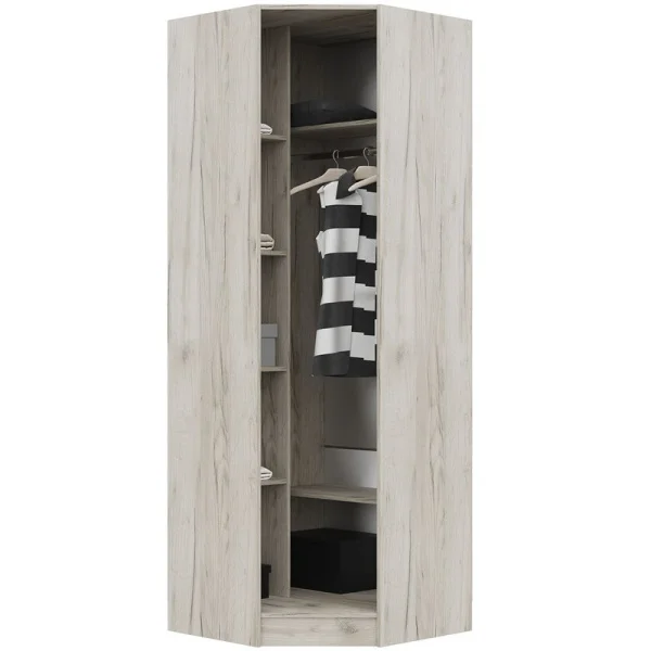 Шкаф угловой Гармония ШУ-601 М дуб крафт белый/дуб крафт серый Шкаф угловой Гармония ШУ-601 М дуб крафт белый/дуб крафт серый