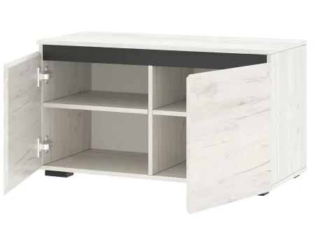 Модульная прихожая Гретта дуб крафт белый/антрацит