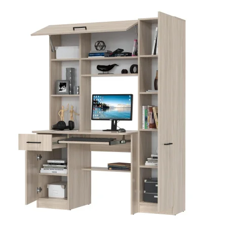 Стол рабочий Aльфа 6-0603 ясень шимо светлый