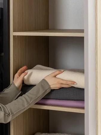 Шкаф-пенал Амьен 16.309.01 плейн/веллюто капучино