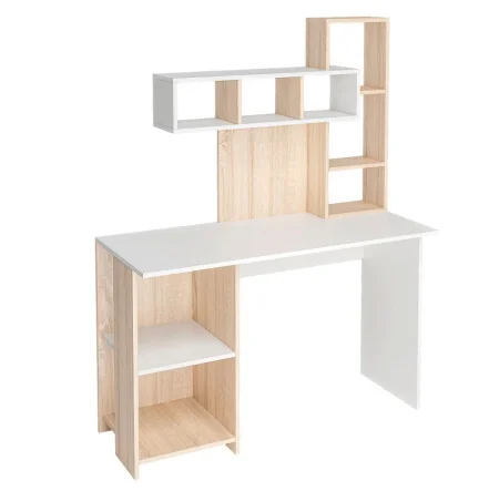 Стол компьютерный Олимп дуб сонома/белый