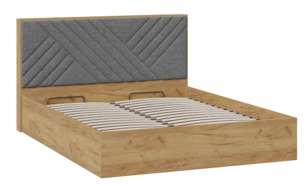 Кровать Хилтон тип 1 дуб крафт золотой/графит матовый Кровать Хилтон тип 1 дуб крафт золотой/графит матовый