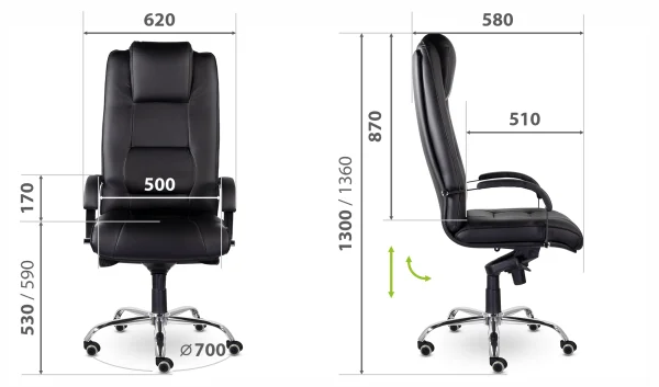 Кресло Борн С-44 хром