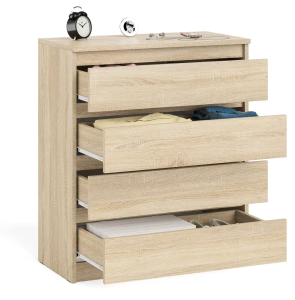 Комод четыре ящика МК 800.4 дуб сонома Комод четыре ящика МК 800.4 дуб сонома