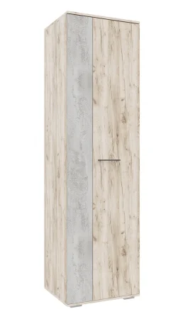 Шкаф Бостон ШК-600 дуб крафт серый/бетонный камень