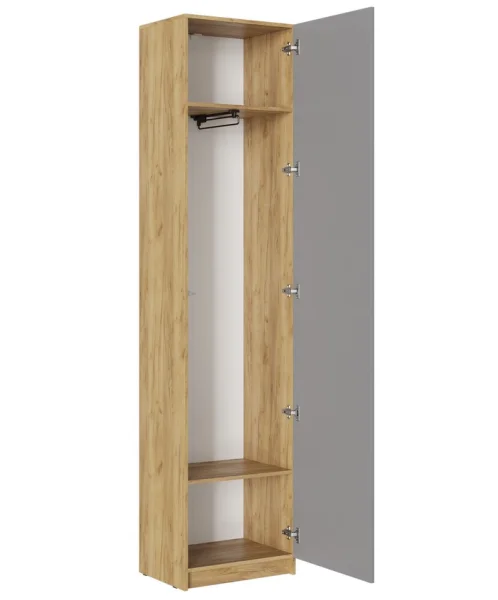 Шкаф Бостон ШК-003 дуб крафт золотой/серый шифер